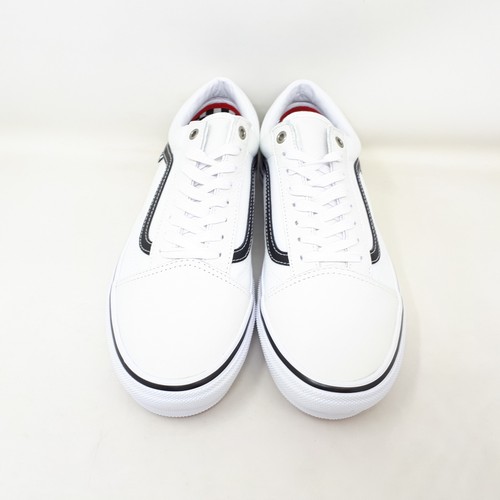 Vans Skate Old Skool Leder weiß authentisch klassisch Herren Größe 11,5 Schuh Sneaker - Bild 8 von 12