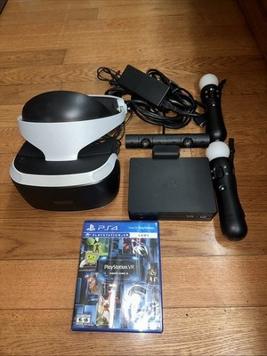Sony PlayStation VR CUH-ZVR2 Bundle Camera Move Controller Iron Man PS4  READ