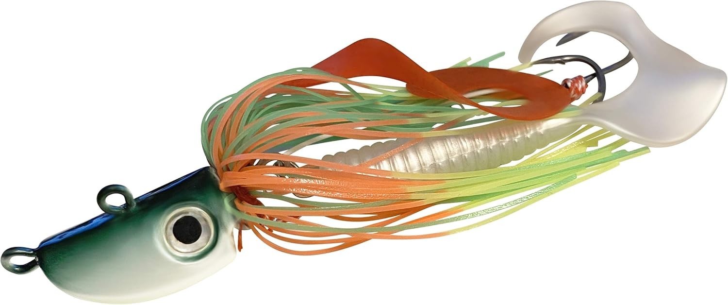 Versatile 4-Pack of Bearded Buzzbait Jigs - Effective for Freshwater & Saltwater - Image 7