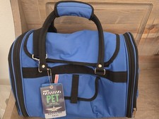 Kahoots Blue Fabric Duffle Carrier Bag for Cats