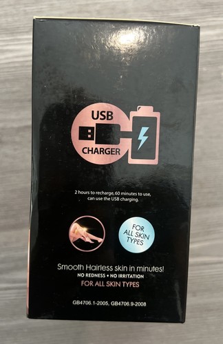 Ultimate Hair Remover Shaver Titanium For All Skin Types With Charger FREE SHIP - Picture 2 of 4