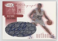 2002 Sage Authentic Auto Red 421/440 Kelly Wise #A35 Auto 0b1
