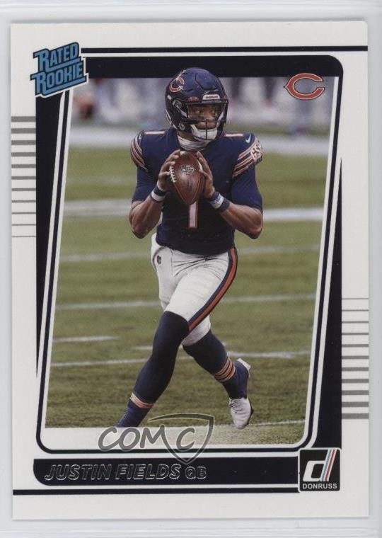 2021 Panini Donruss Rated Rookie Justin Fields #253 0fx6
