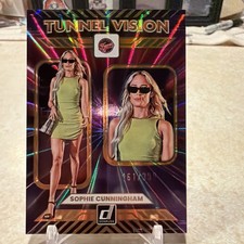2025 Panini WNBA Donruss Sophie Cunningham #2 Orange Laser Tunnel Vision /399