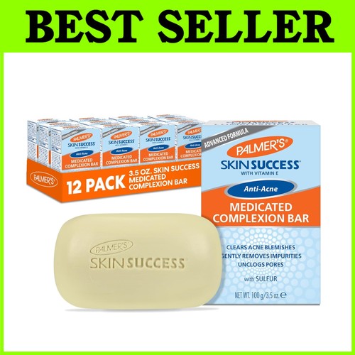 Medicated Acne Treatment Soap, 12-Pack - Picture 1 of 7