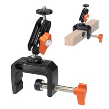 Camera CClamp Mount Double Ball Head Magic Arm Holder Bracket Stand Video