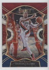 2020-21 Panini Select Concourse Tri-Color Prizm Damian Lillard #24 0zb7