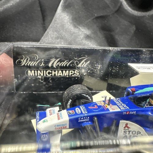 1/43 MINICHAMPS 430 000016 RED BULL SAUBER PETRONAS C19 2000 PEDRO DINIZ USA - Picture 6 of 9