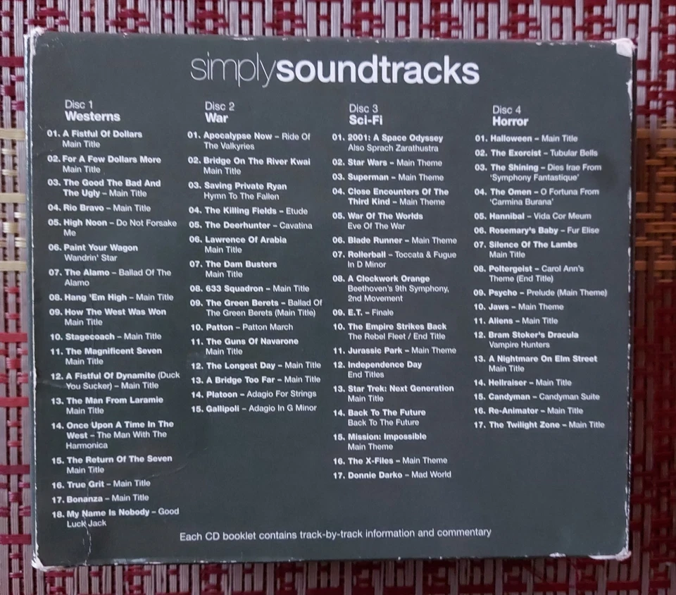 Simply Soundtracks - 4 Cd's of essential film music - Bild 2 von 3