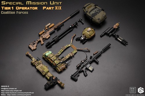 1:6 scale Easy & Simple Coalition Forces SAS Special Baseball Hat for 12" Figure - Picture 11 of 12
