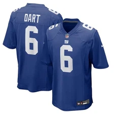 Men's Giants #6 Jaxson Dart Limit Jersey