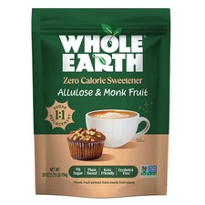 Whole Earth Allulose  Monk Fruit Zero Calorie Sweetener, 1.75lbs 794g Keto