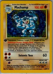 Machamp 8/102 Base Set Holo Rare