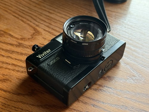 VIVITAR 35ES Rangefinder 35mm film Camera 40mm f1.7 WORKING TESTED CLEAN - Picture 13 of 24
