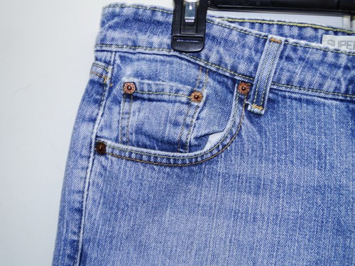 Levi's 518 Superlow Women's Size 11 Bootcut Blue Jeans - Pre-worn - Picture 4 of 8