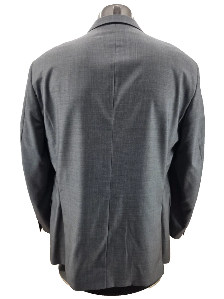 Abrigo Blazer Chaqueta Hombre Peter Millar 46R Gris Lana Deportivo Calce Clásico Foto 2 de 4