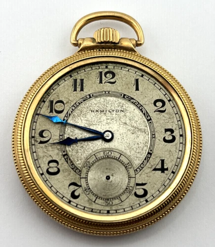 Hamilton 1927 Antique Mechanical Pocket Watch  17J   16s  2464115  DOESN'T WORK