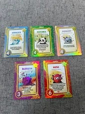Doomlings Overlush Holofoil Spirit Bears Complete Set - 5 Card Lot - New!