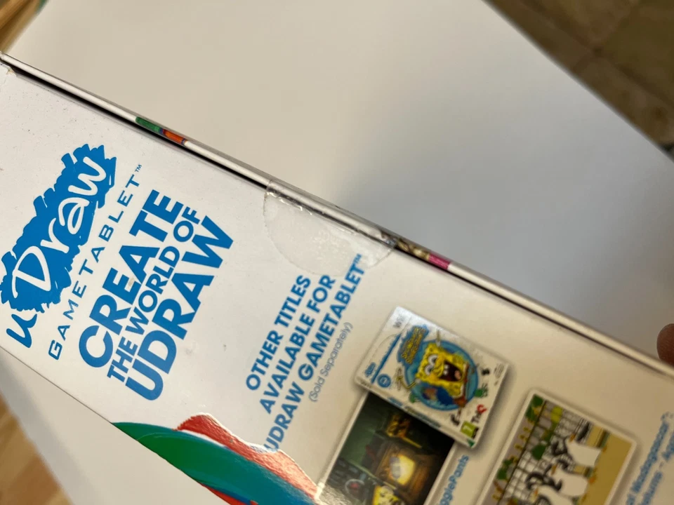 uDraw Game Tablet inc Instant Artist (light wear on box) - Wii UK Release Sealed - Image 4 of 4