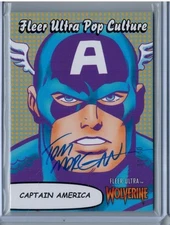 2023 FLEER ULTRA MARVEL WOLVERINE CAPTAIN AMERICA AUTO /40 TOM MORGAN AUTOGRAPH