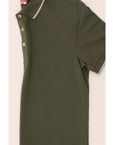 KAPPA Mens Polo Shirt Medium Khaki GF06 - Picture 3 of 4