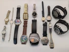 Bulk Lot of 14 Vintage & Modern Watches - Timex, Pulsar, Guess, Disney - AS