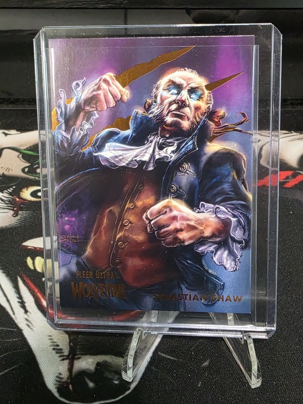 Sebastian Shaw - 2023 Fleer Ultra Wolverine #92 Orange Foil /25