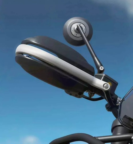 RALLY HAND GUARD BLACK KIT FIT FOR ROYAL ENFIELD NEW HIMALAYAN 450 @24 - Foto 2 di 6