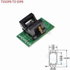 SSOP8 TSOP8 To DIP8 Programmer Adapter Socket To DIP Converter IC 0.03 in Pitch