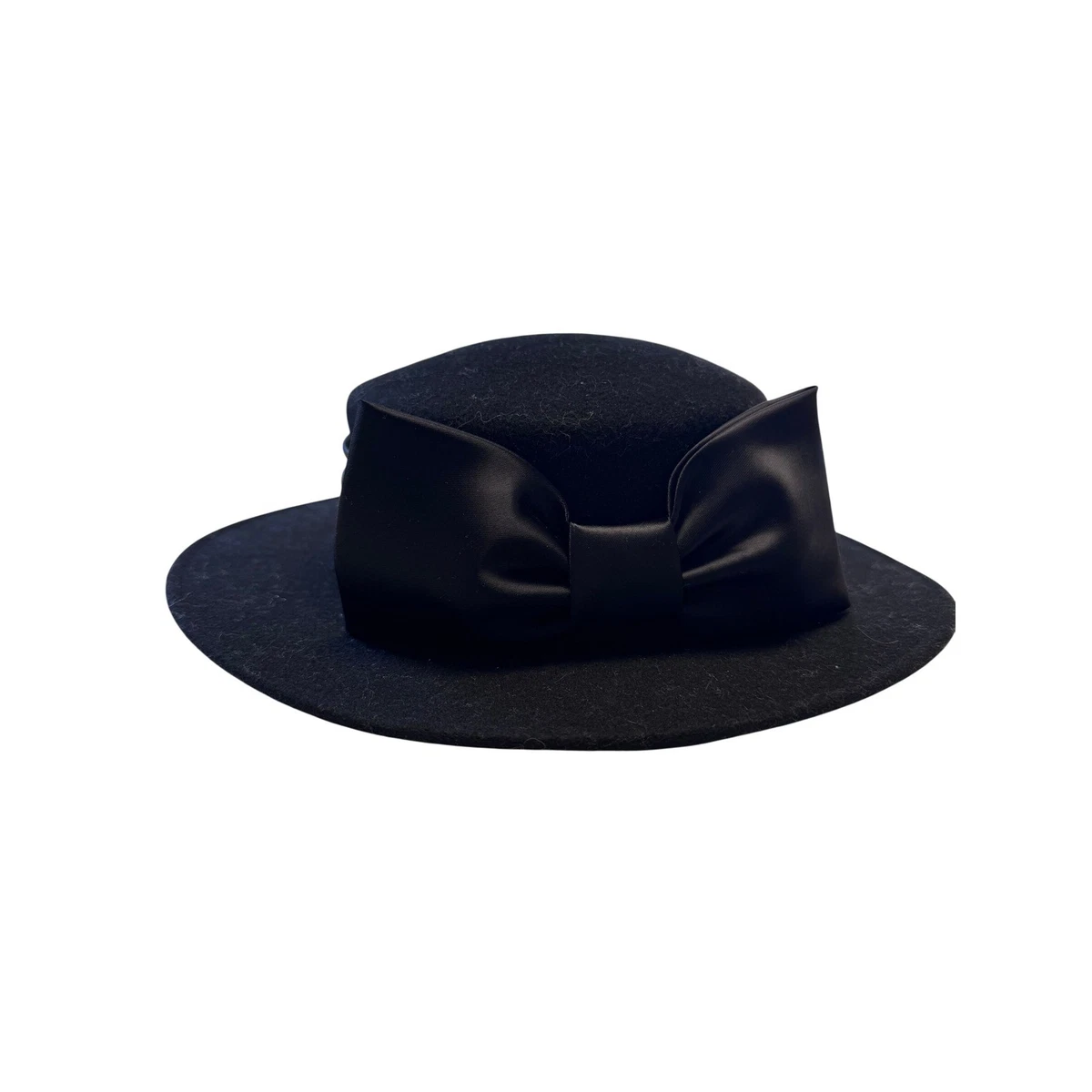 Vintage Michael Howard Fedora Wool Felt Hat Brown Gold Bow Size Medium OSFM Fedora Brown 100% Wool Vintage Hats for Women for sale | eBay main image 2