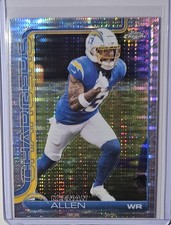 2025 Topps Chrome Keenan Allen #155 Pulsar Refractor Los Angeles Chargers 🔥