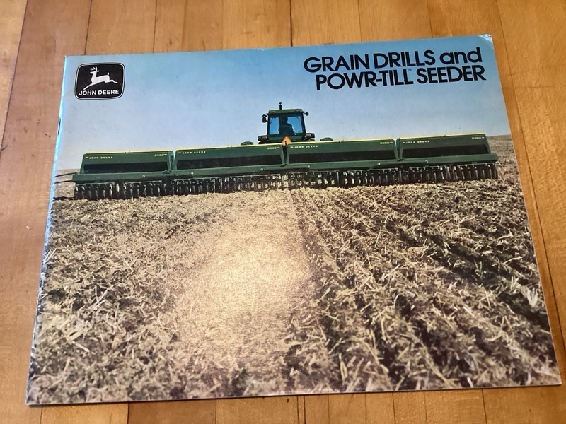 John Deere Grain Drills & Powr-Till Seeder for 1976 Brochure 39 Pages