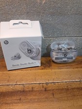 Beats Studio Buds Plus   Wireless  Transparent Great Condition With A Cord