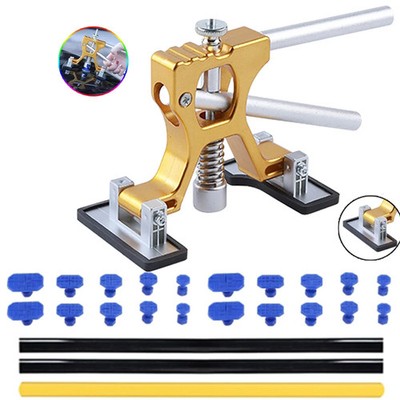 New Adjustable Width Golden Lifter Dent Puller Kit Auto Paintless Remover Cars