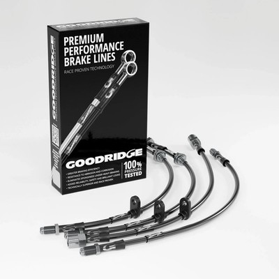 Goodridge Edelstahl Stahlflex Bremsleitungen für BMW X3 M X3M F97 G01 2019+