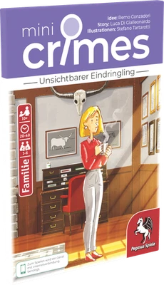 MiniCrimes – Unsichtbarer Eindringling (DE) Brettspiel kooperative Krimispiel - Bild 1 von 2