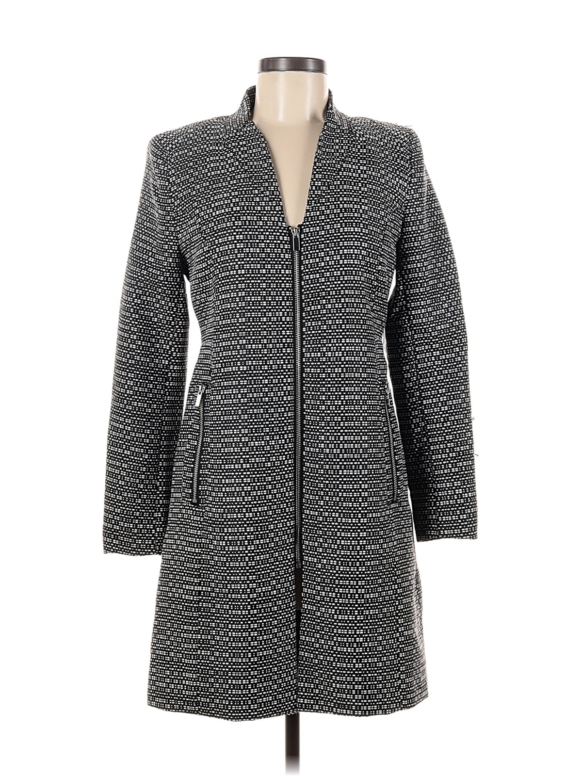 H&M Women Gray Coat 6