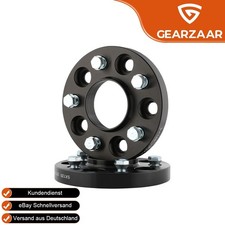 Spurverbreiterungen Geeignet f�r BMW 2x 20mm 5x120 mit Radschrauben Alu Schwarz