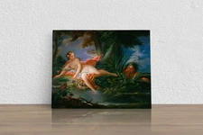 Francois Boucher "The Bather Surprised" Canvas Print Wall Art Home Decor