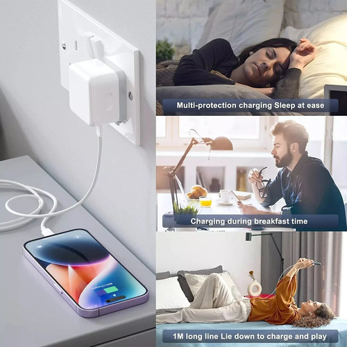 Für Samsung Ladegerät S24Fe S24 S21Fe S21 S22 Schnell 20W USB-C PD Stecker Adapter Kabel - Bild 3 von 16