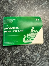 Honda PX50 Owners Manual ‘82’