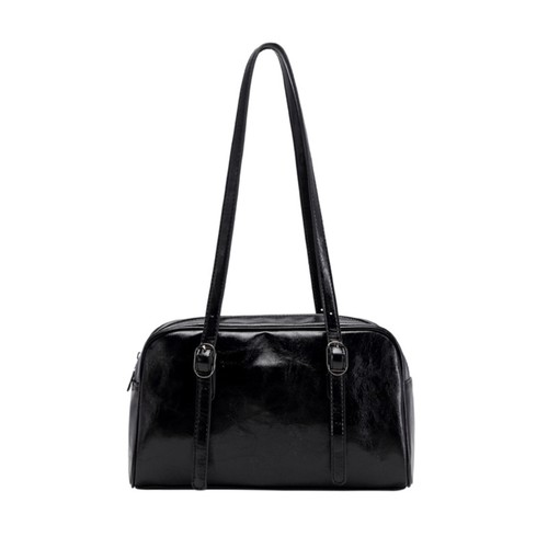 Women s Shoulder Bag Simple Underarm Bag All-match Handbag PU Leather Schoolbag - Picture 10 of 10