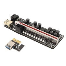 PCIE Riser Powered Adapter Card 6 Pin Compatible 1X 4X 8X 16X PCIE Interface New