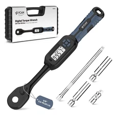 3/8 Torque Wrench Digital (5.02-99.6 Ft.Lb）±2% Accuracy Digital Spar