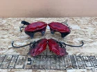 NISSAN 370Z 2009-2021 OEM FRONT REAR LEFT RIGHT BRAKE CALIPER AKEBONO RED (SET)