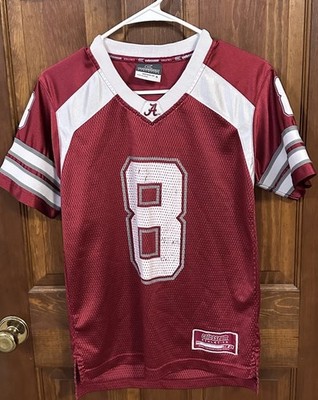 Alabama Colosseum Red Football Jersey #8 Youth Small