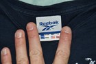 Vintage 1990s Reebok Sport Training Long Sleeve Shirt V Neck Small Blue — photo 3