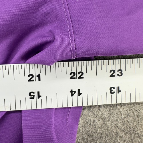 Helly Hansen Jacket Womens XL Purple Mesh Lined Hooded Full Zip Windbreaker - Picture 11 of 12