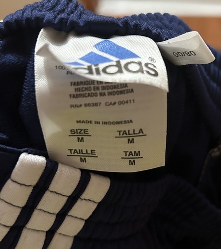 Lot of 3 Adidas Boys Pants Sz M Full Button (Blue) Track Soccer Athletic Fleece - Picture 21 of 21