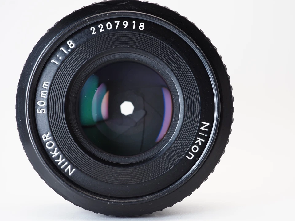 Lente Nikon Nikkor 50 mm F1,8 Ai-s Ais Pancake Prime de Japón #J92 Foto 4 de 4